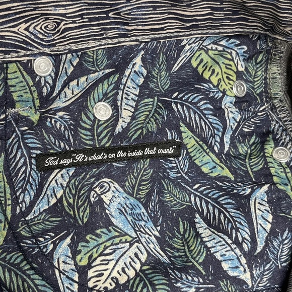 Ted Baker London. Ted Baker Slim Twill Design Trouser. 12-DARK BLUE. Size: 28R - Picture 6 of 7